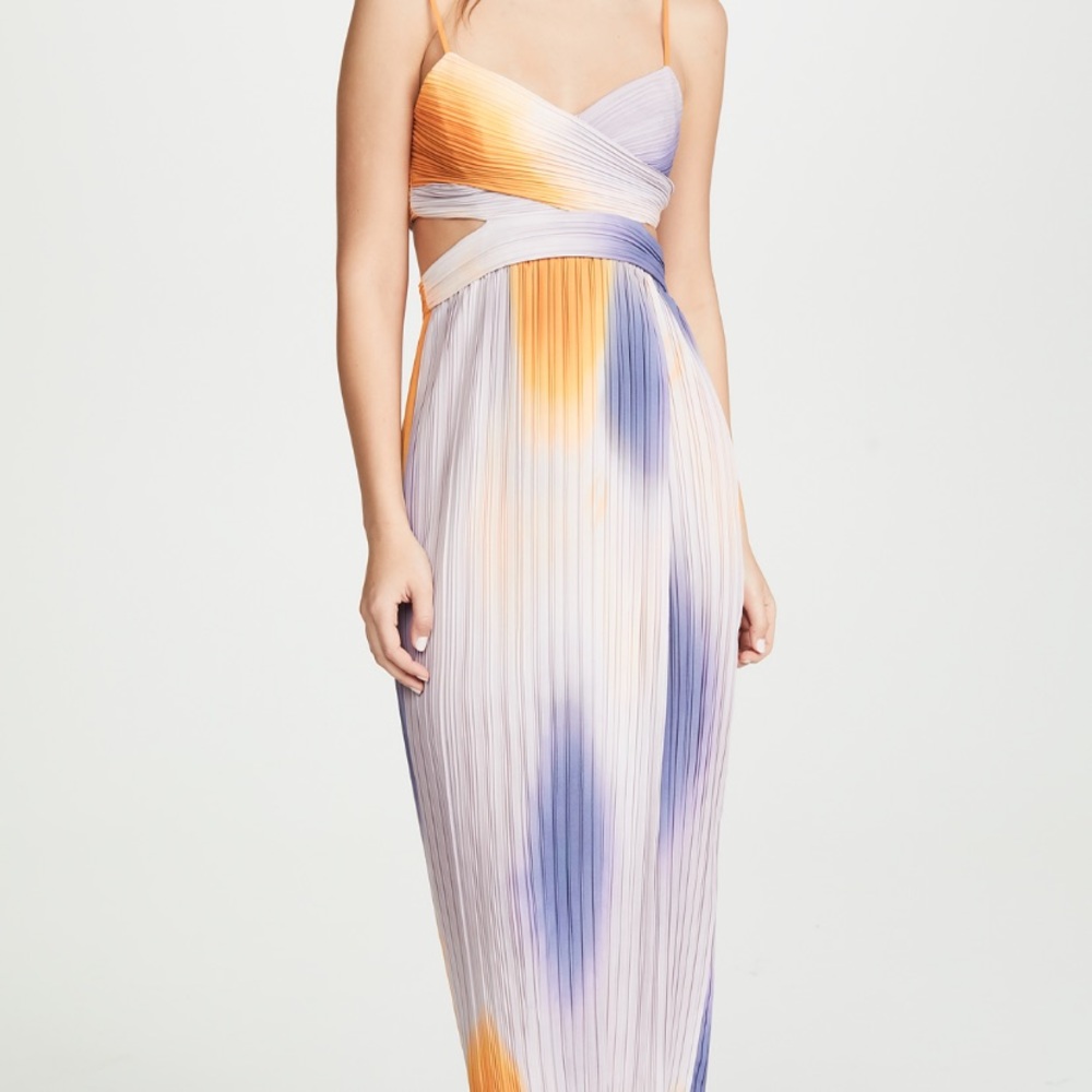 ALC Sienna ombré midi dress